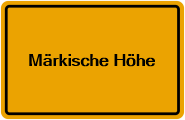 Grundbuchauszug Märkische Höhe